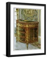 Inlaid Satinwood Commode with Ormolu Mounts, 1911-1912-Edwin Foley-Framed Giclee Print