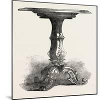 Inlaid Table, Glass Mosaic, Stevens-null-Mounted Giclee Print