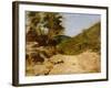 Inland in Castiglioncello-Luigi Bechi-Framed Giclee Print