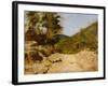 Inland in Castiglioncello-Luigi Bechi-Framed Giclee Print