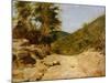 Inland in Castiglioncello-Luigi Bechi-Mounted Giclee Print