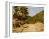 Inland in Castiglioncello-Luigi Bechi-Framed Giclee Print