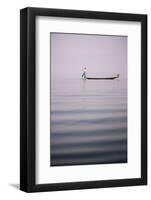 Inle Lake Fisherman (Intha Fisherman), Near Nyaungshwe, Shan State, Myanmar (Burma), Asia-Matthew Williams-Ellis-Framed Photographic Print