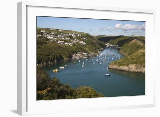 Inlet and River Solva, Solva, St. Bride's Bay, Pembrokeshire, Wales, United Kingdom, Europe-Stuart Black-Framed Photographic Print