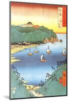 Inlet at Awa Province-Ando Hiroshige-Mounted Art Print