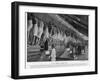 Inmates at Burma's Rangoon Gaol Run by the British are Forced to Work the Prison's Giant Treadmill-null-Framed Photographic Print