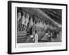 Inmates at Burma's Rangoon Gaol Run by the British are Forced to Work the Prison's Giant Treadmill-null-Framed Photographic Print