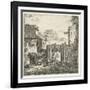 Inn at city gate, 1653-Adriaen van de Velde-Framed Giclee Print