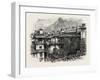 Inn at La Torre, the Passes of the Alps, 19th Century-null-Framed Giclee Print