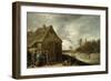 Inn by a River-David Teniers the Younger-Framed Giclee Print