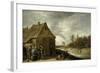 Inn by a River-David Teniers the Younger-Framed Giclee Print