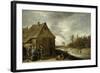 Inn by a River-David Teniers the Younger-Framed Giclee Print