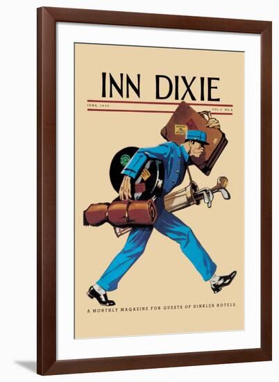 Inn Dixie-null-Framed Art Print