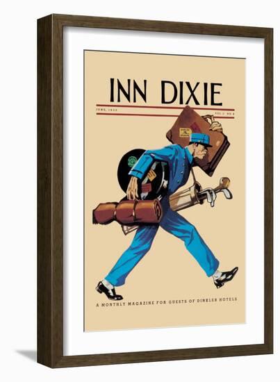 Inn Dixie-null-Framed Art Print