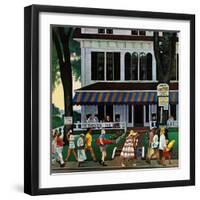 "Inn in Ogunquit," August 2, 1947-John Falter-Framed Giclee Print