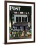 "Inn in Ogunquit," Saturday Evening Post Cover, August 2, 1947-John Falter-Framed Giclee Print