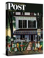 "Inn in Ogunquit," Saturday Evening Post Cover, August 2, 1947-John Falter-Stretched Canvas