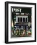 "Inn in Ogunquit," Saturday Evening Post Cover, August 2, 1947-John Falter-Framed Giclee Print