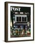 "Inn in Ogunquit," Saturday Evening Post Cover, August 2, 1947-John Falter-Framed Giclee Print