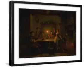 Inn Interior by Candle Light-Pieter Huys-Framed Giclee Print