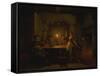 Inn Interior by Candle Light-Pieter Huys-Framed Stretched Canvas