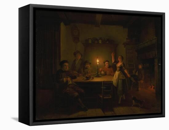 Inn Interior by Candle Light-Pieter Huys-Framed Stretched Canvas