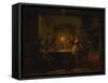 Inn Interior by Candle Light-Pieter Huys-Framed Stretched Canvas