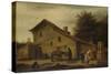 Inn Near Nantes-Lambert Doomer-Stretched Canvas