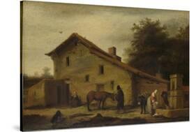 Inn Near Nantes-Lambert Doomer-Stretched Canvas