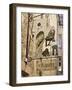 Inn Sign in the Old Town, Bayeux, Calvados, Normandy, France, Europe-Guy Thouvenin-Framed Photographic Print