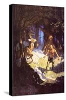 Inncus Slays the Deer-Newell Convers Wyeth-Stretched Canvas