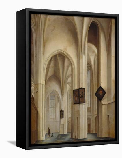 Innenansicht Der St.Jakobs-Kirche in Utrecht, 1642-Pieter Jansz Saenredam-Framed Stretched Canvas