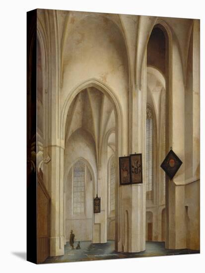 Innenansicht Der St.Jakobs-Kirche in Utrecht, 1642-Pieter Jansz Saenredam-Stretched Canvas