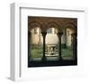 Inner Court Fountain-null-Framed Art Print