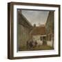 Inner Courtyard, Andreas Schelfhout-Andreas Schelfhout-Framed Art Print