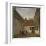 Inner Courtyard, Andreas Schelfhout-Andreas Schelfhout-Framed Art Print