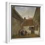 Inner Courtyard, Andreas Schelfhout-Andreas Schelfhout-Framed Art Print