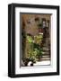 Inner Courtyard in the Old Town of Orvieto with Souvenir Shop, Orvieto, Italy-null-Framed Art Print