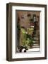 Inner Courtyard in the Old Town of Orvieto with Souvenir Shop, Orvieto, Italy-null-Framed Art Print