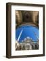 Inner Courtyard Low Angle View of Yeni Cami or New Mosque, Istanbul, Turkey-Stefano Politi Markovina-Framed Photographic Print