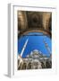 Inner Courtyard Low Angle View of Yeni Cami or New Mosque, Istanbul, Turkey-Stefano Politi Markovina-Framed Photographic Print