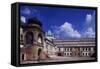 Inner Courtyard of Krasiczyn Castle in Poland, 16th Century-null-Framed Stretched Canvas