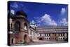 Inner Courtyard of Krasiczyn Castle in Poland, 16th Century-null-Stretched Canvas