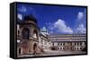 Inner Courtyard of Krasiczyn Castle in Poland, 16th Century-null-Framed Stretched Canvas