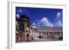 Inner Courtyard of Krasiczyn Castle in Poland, 16th Century-null-Framed Giclee Print