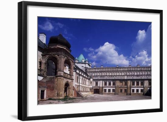 Inner Courtyard of Krasiczyn Castle in Poland, 16th Century-null-Framed Giclee Print