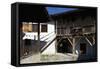 Inner Courtyard of Rozhen Monastery of Nativity of the Mother of God, Greater Melnik, Bulgaria-null-Framed Stretched Canvas