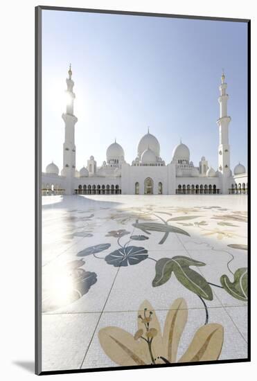 Inner Courtyard, Sheikh Zayed Bin Sultan Al Nahyan Moschee, Al Maqtaa-Axel Schmies-Mounted Photographic Print