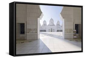 Inner Courtyard, Sheikh Zayed Bin Sultan Al Nahyan Moschee, Al Maqtaa-Axel Schmies-Framed Stretched Canvas