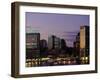 Inner Harbor at Dusk, Baltimore, Maryland-Jim Schwabel-Framed Premium Photographic Print